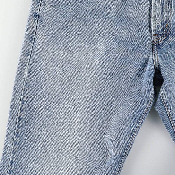 Levi's 505 REGULAR FIT tapered denim pants for men, size w35 cotton blue type Vintage Second Hand