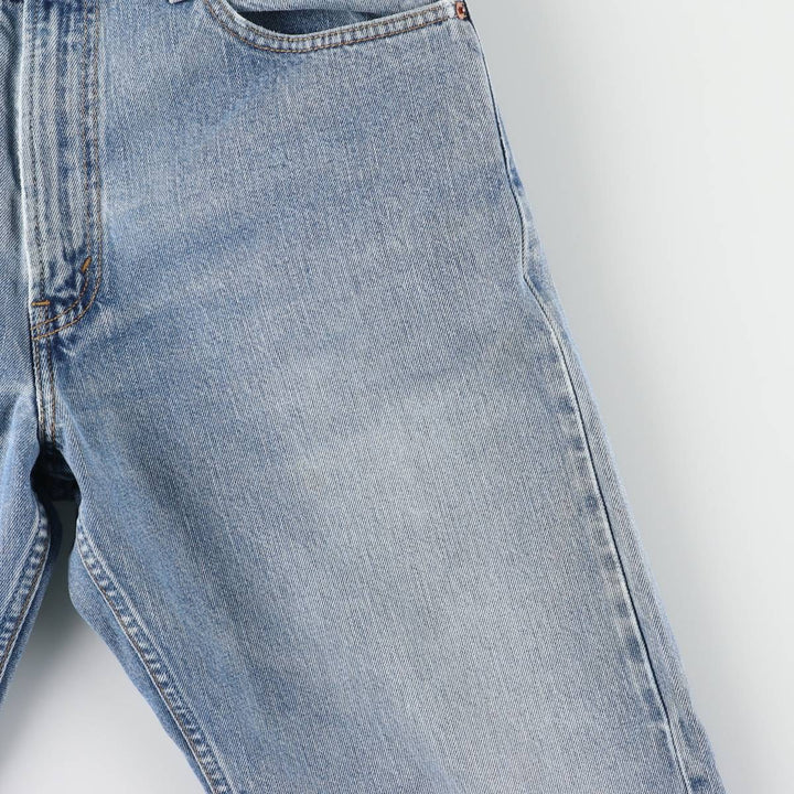 Levi's 505 REGULAR FIT tapered denim pants for men, size w35 cotton blue type Vintage Second Hand