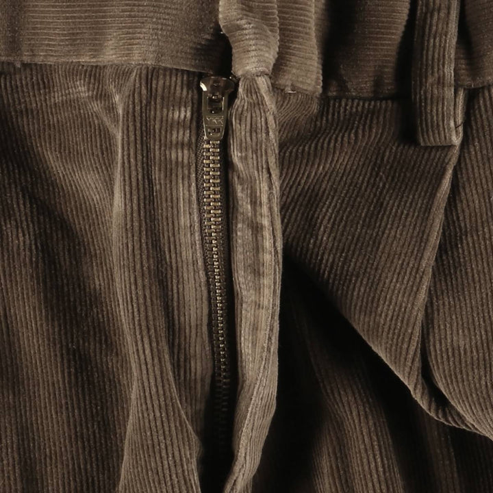 Dockers Pleated Relaxed Fit Two-Pleated Corduroy Pants, Men's, Size 35 cotton brown type Vintage Second Hand
