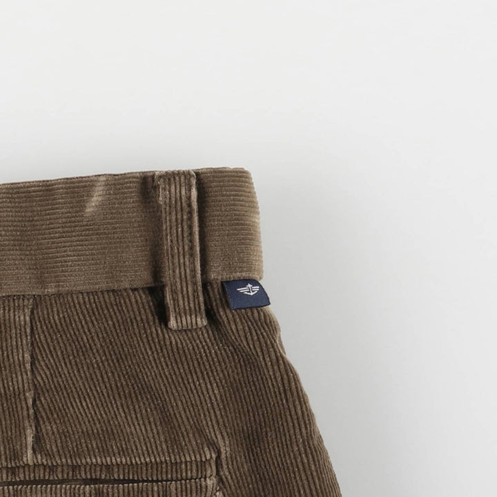 Dockers Pleated Relaxed Fit Two-Pleated Corduroy Pants, Men's, Size 35 cotton brown type Vintage Second Hand