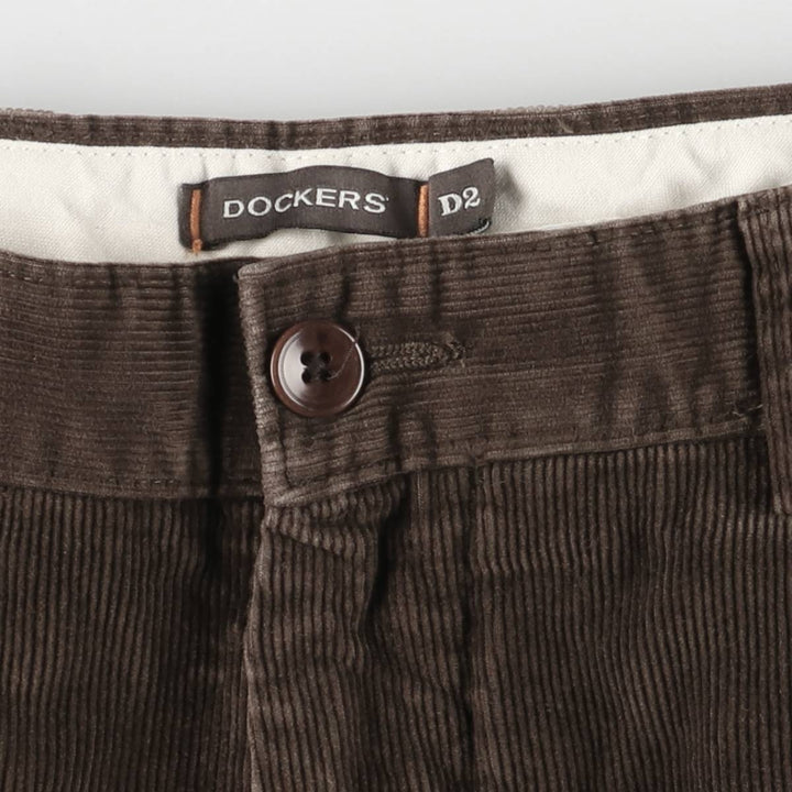 Dockers D2 Corduroy Pants, Men's, Size 36 cotton brown type Vintage Second Hand