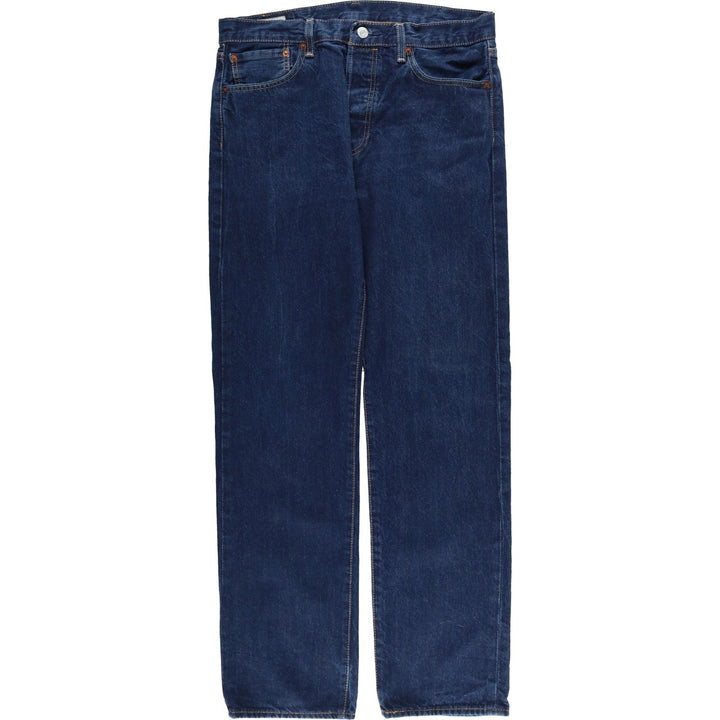 Levi's 501 straight denim pants for men, size W35 cotton blue type Vintage Second Hand