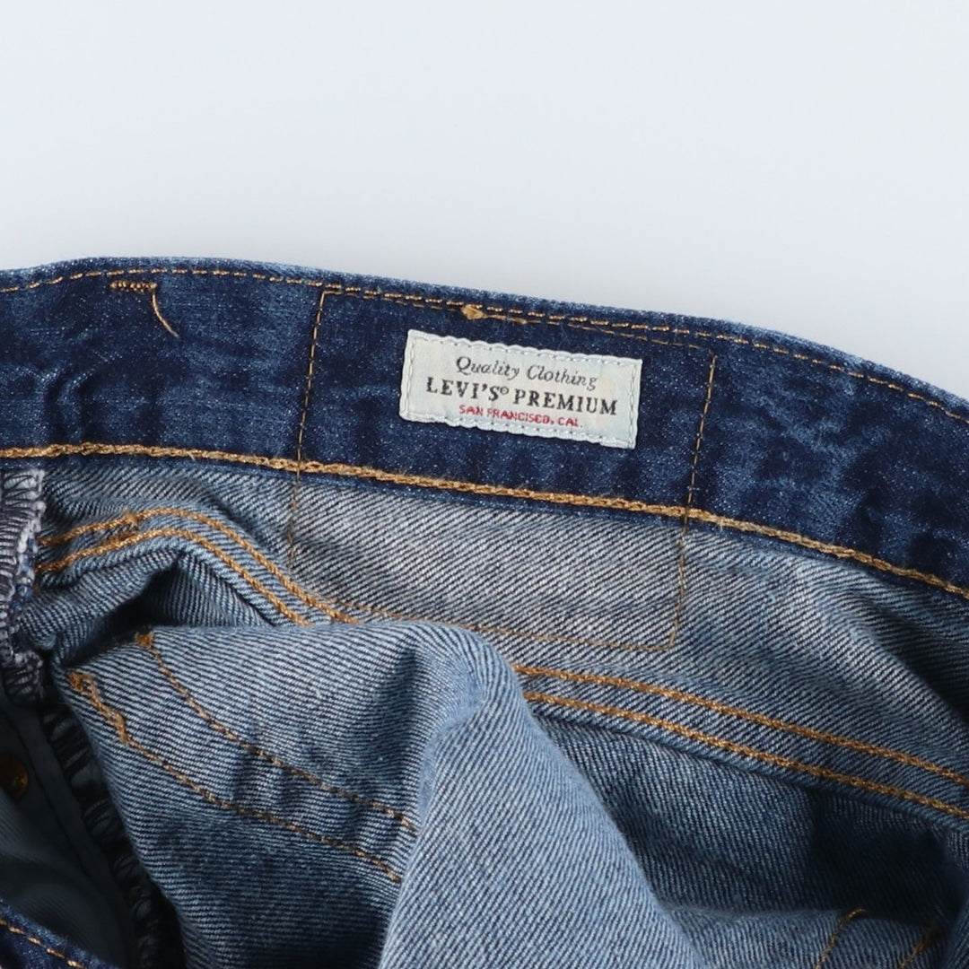 Levi's 501 straight denim pants for men, size W35 cotton blue type Vintage Second Hand