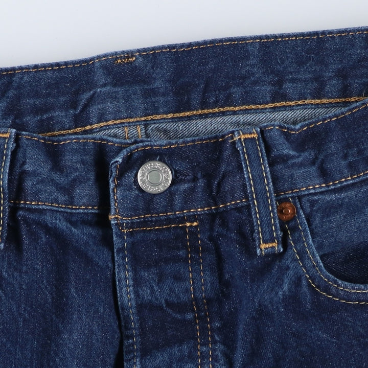 Levi's 501 straight denim pants for men, size W35 cotton blue type Vintage Second Hand