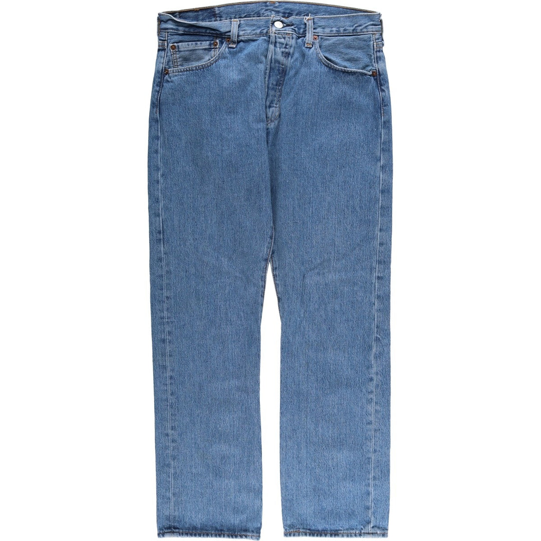 Levi's 501 straight denim pants for men, size W34 cotton blue type Vintage Second Hand
