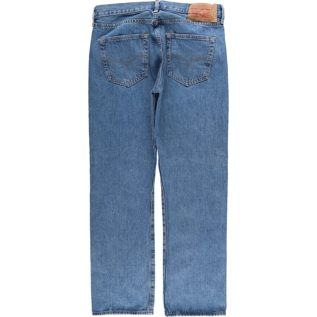 Levi's 501 straight denim pants for men, size W34 cotton blue type Vintage Second Hand