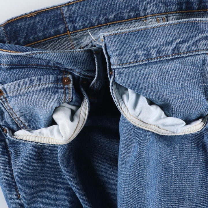Levi's 501 straight denim pants for men, size W34 cotton blue type Vintage Second Hand