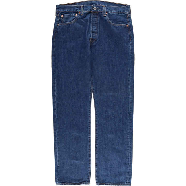 Levi's 501 straight denim pants for men, size W33 cotton blue type Vintage Second Hand