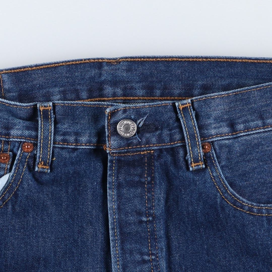 Levi's 501 straight denim pants for men, size W33 cotton blue type Vintage Second Hand