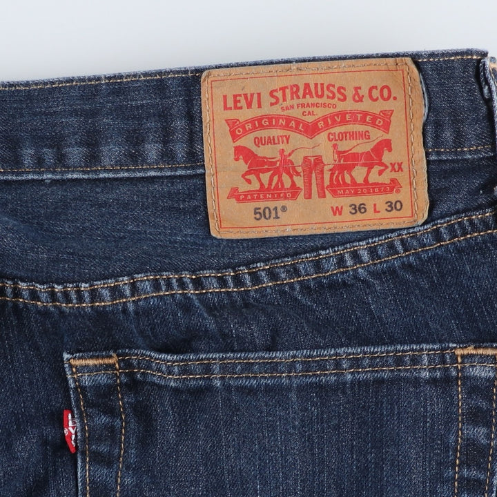 Levi's 501 Euro Model Straight Denim Pants Men's W36 cotton blue type Vintage Second Hand