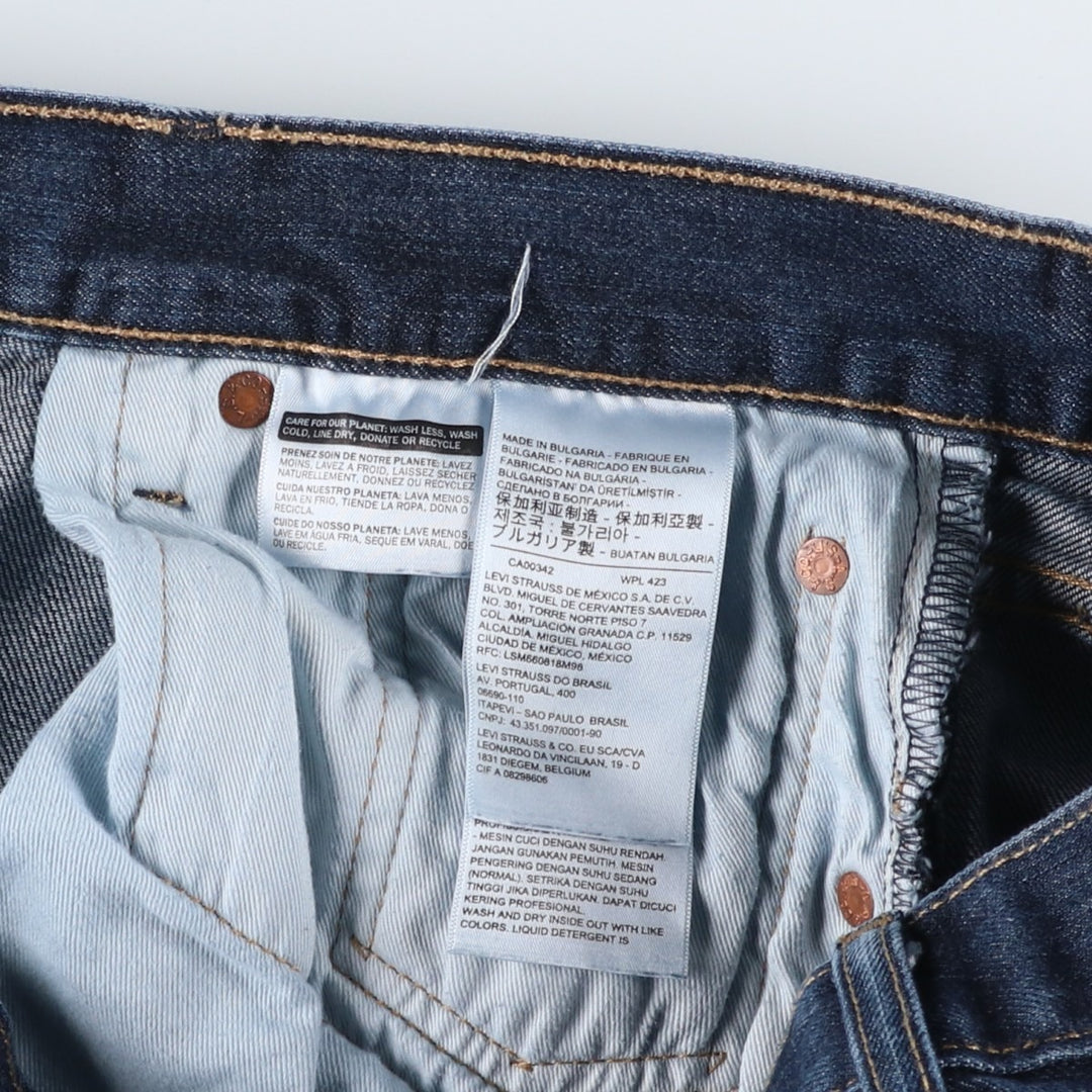 Levi's 501 Euro Model Straight Denim Pants Men's W36 cotton blue type Vintage Second Hand