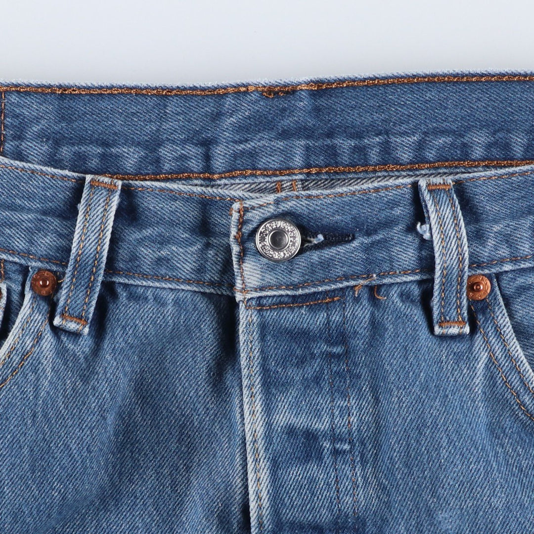 Levi's 501 straight denim pants for men, size W34 cotton blue type Vintage Second Hand