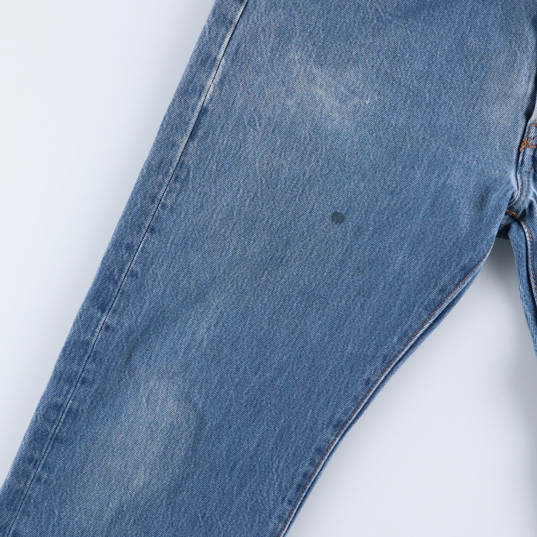 Levi's 501 straight denim pants for men, size W34 cotton blue type Vintage Second Hand