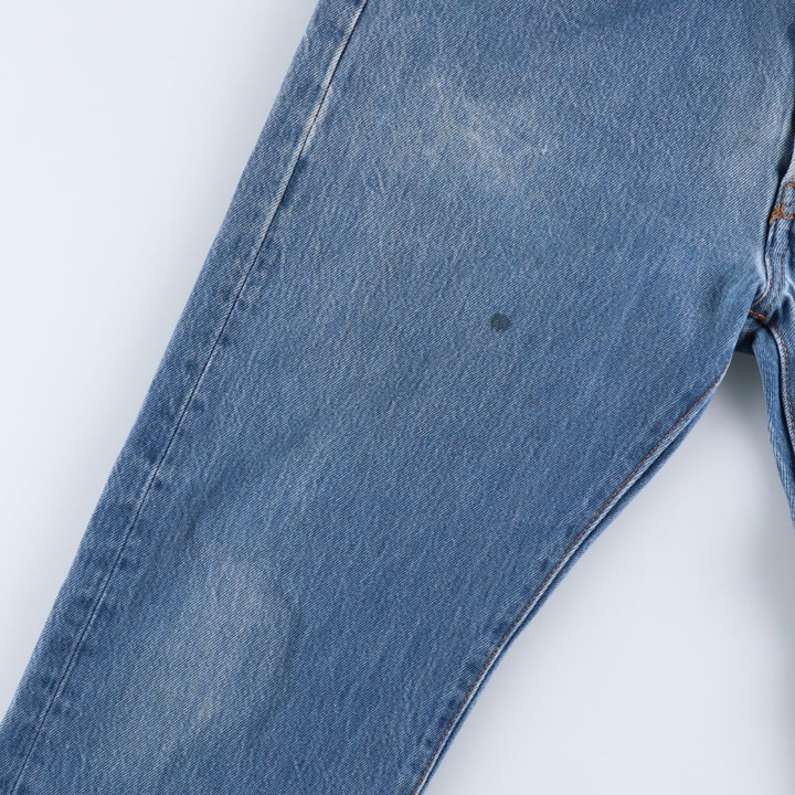Levi's 501 straight denim pants for men, size W34 cotton blue type Vintage Second Hand