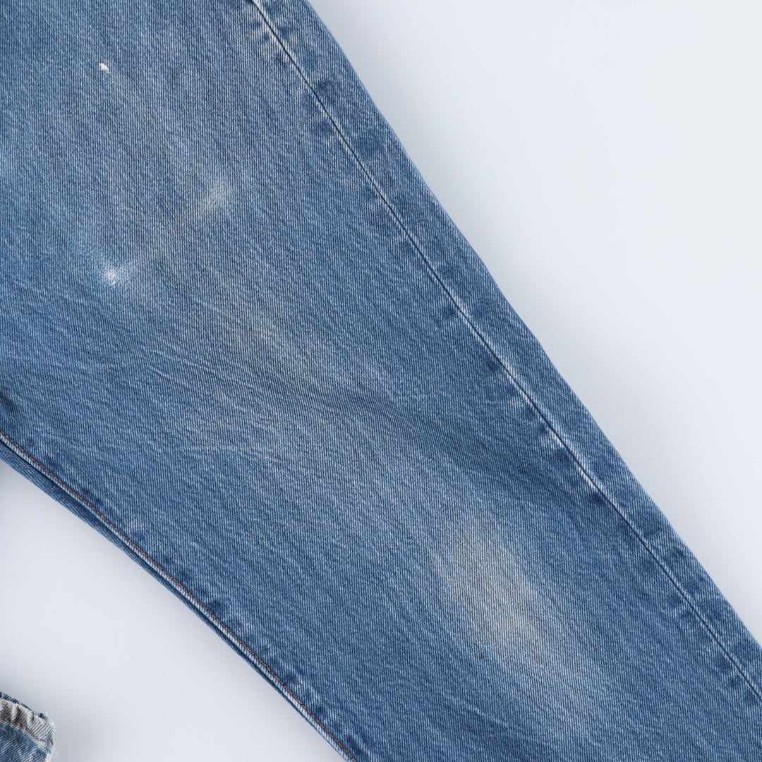 Levi's 501 straight denim pants for men, size W34 cotton blue type Vintage Second Hand