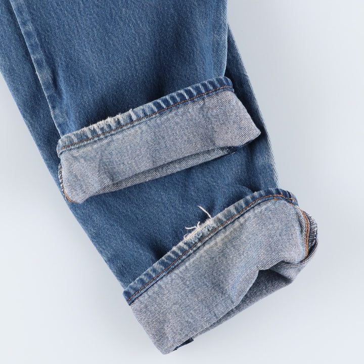 Levi's 501 straight denim pants for men, size W34 cotton blue type Vintage Second Hand
