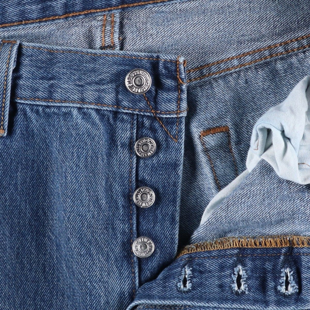 Levi's 501 straight denim pants for men, size W35 unclear blue type Vintage Second Hand