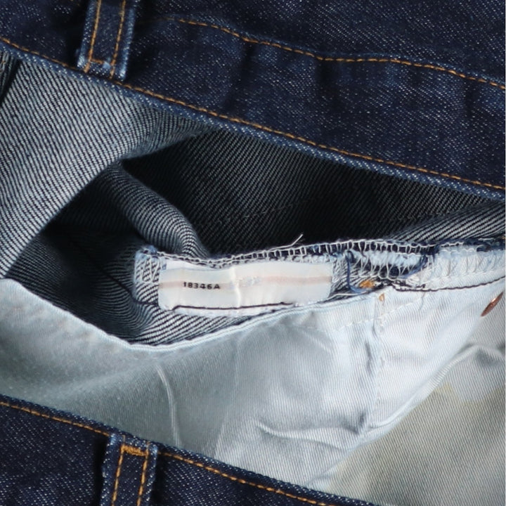 Dark navy Levi's 501 straight denim pants for men, equivalent to w31 unclear navy blue type Vintage Second Hand