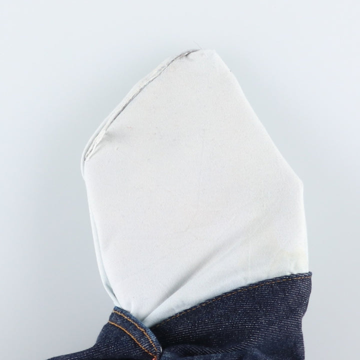 Dark navy Levi's 501 straight denim pants for men, equivalent to w31 unclear navy blue type Vintage Second Hand