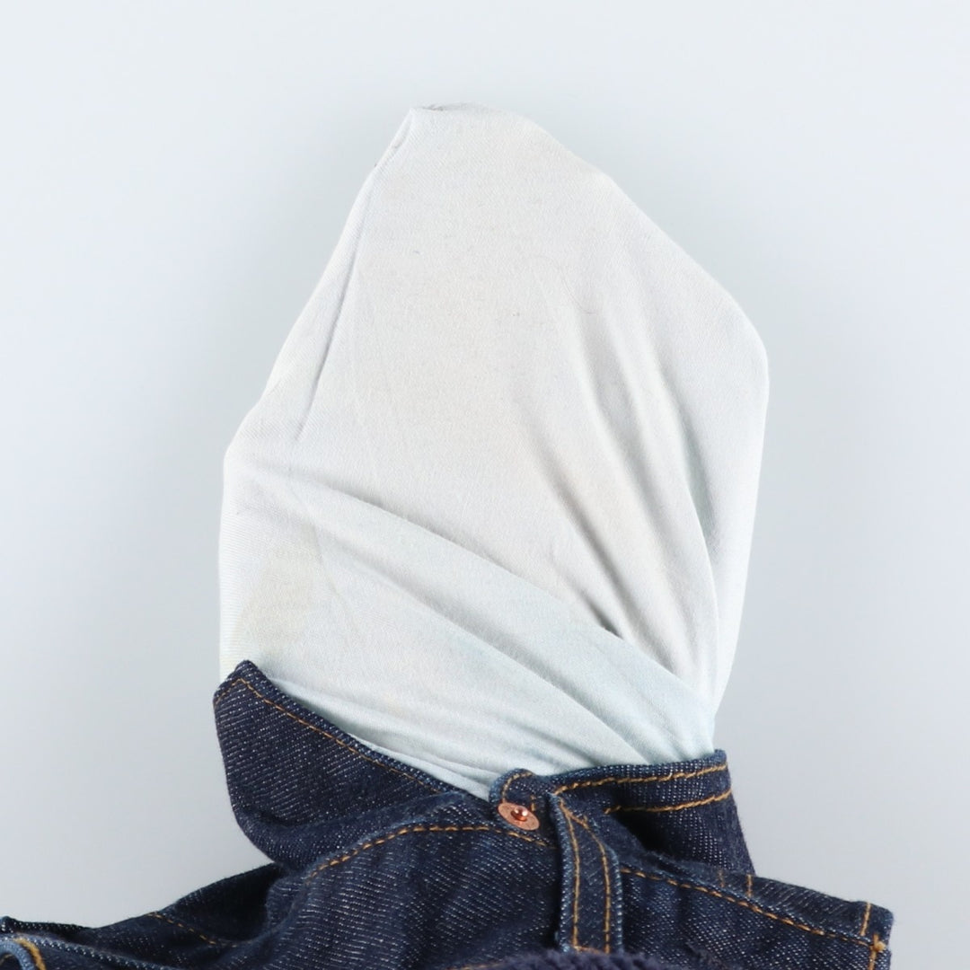 Dark navy Levi's 501 straight denim pants for men, equivalent to w31 unclear navy blue type Vintage Second Hand