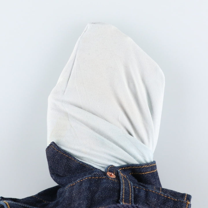 Dark navy Levi's 501 straight denim pants for men, equivalent to w31 unclear navy blue type Vintage Second Hand