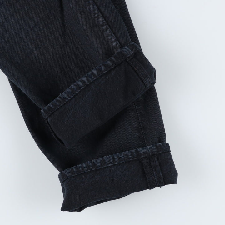 Levi's 501 Euro Model Black Denim Straight Leg Denim Pants, Men's Size W31 cotton black type Vintage Second Hand