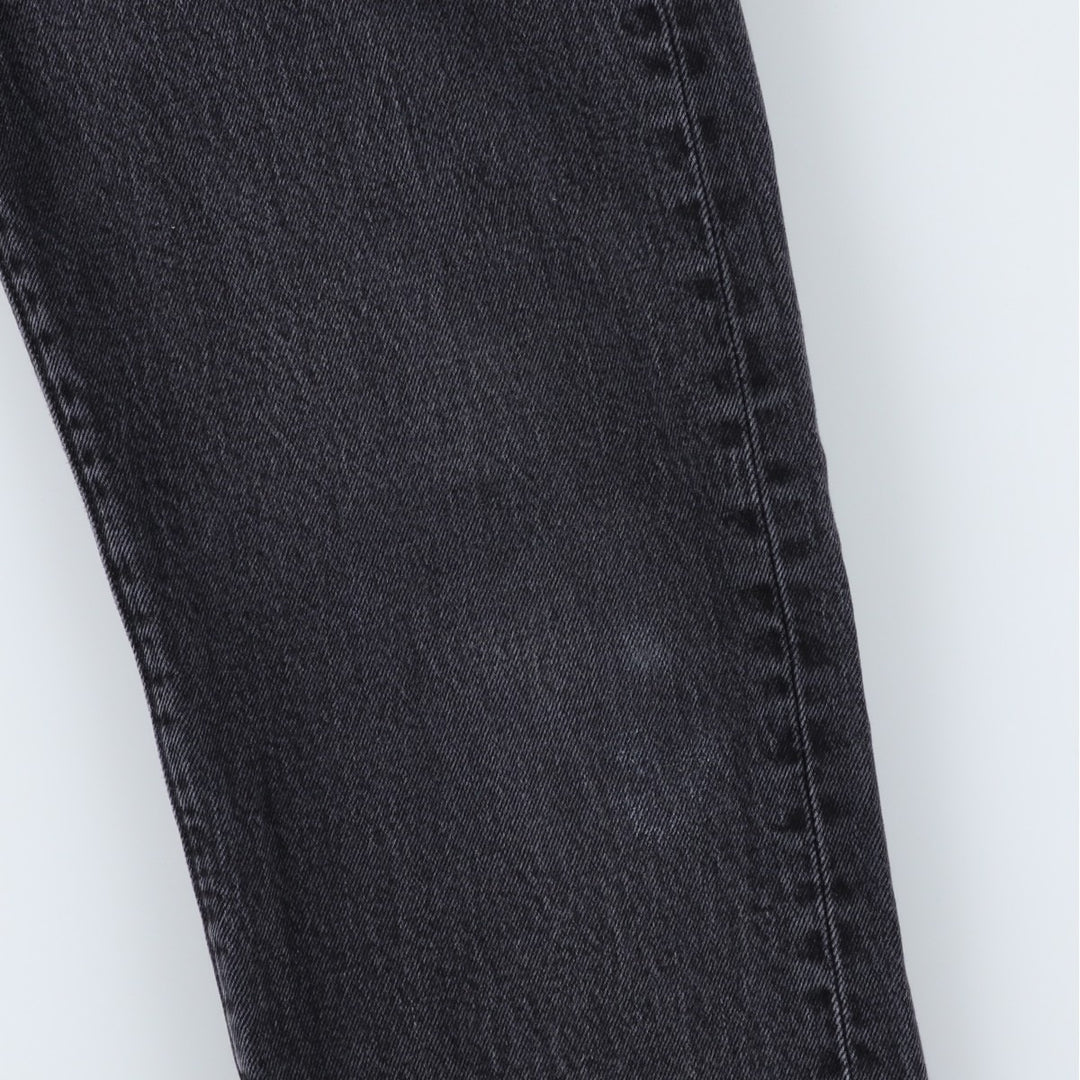 Levi's 501 Black Denim Straight Denim Pants for Men, W32 equivalent cotton black type Vintage Second Hand