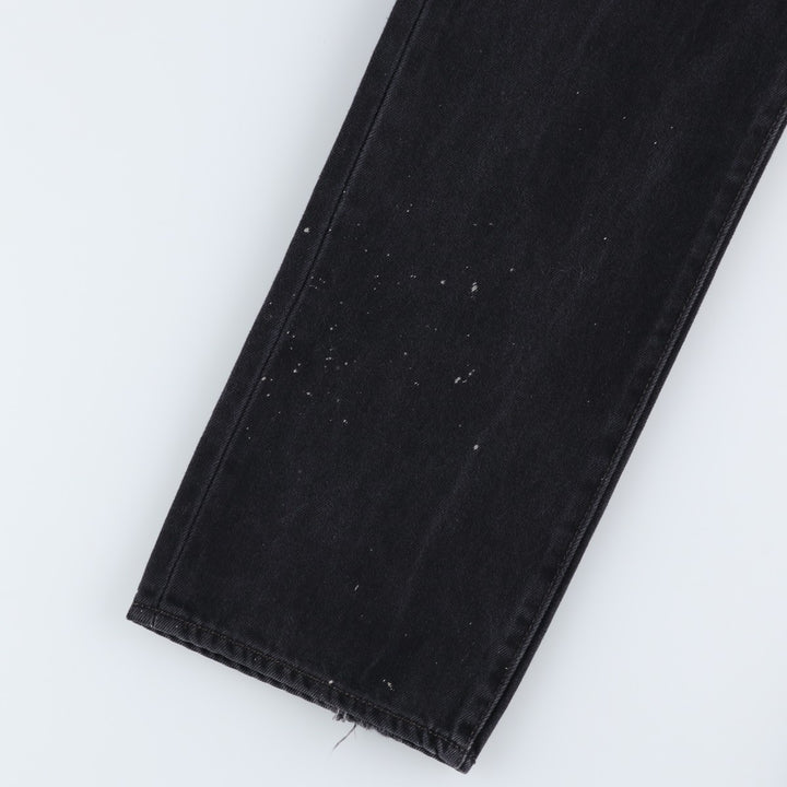 Levi's 501 Black Denim Straight Denim Pants for Men, W34 equivalent cotton black type Vintage Second Hand