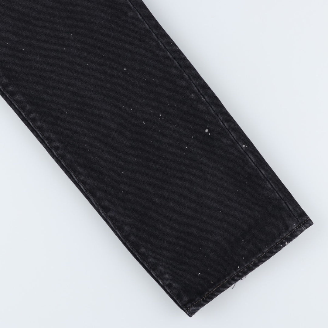 Levi's 501 Black Denim Straight Denim Pants for Men, W34 equivalent cotton black type Vintage Second Hand