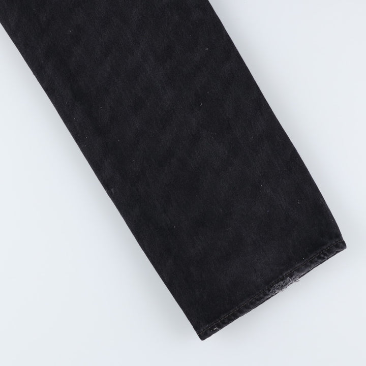 Levi's 501 Black Denim Straight Denim Pants for Men, W34 equivalent cotton black type Vintage Second Hand