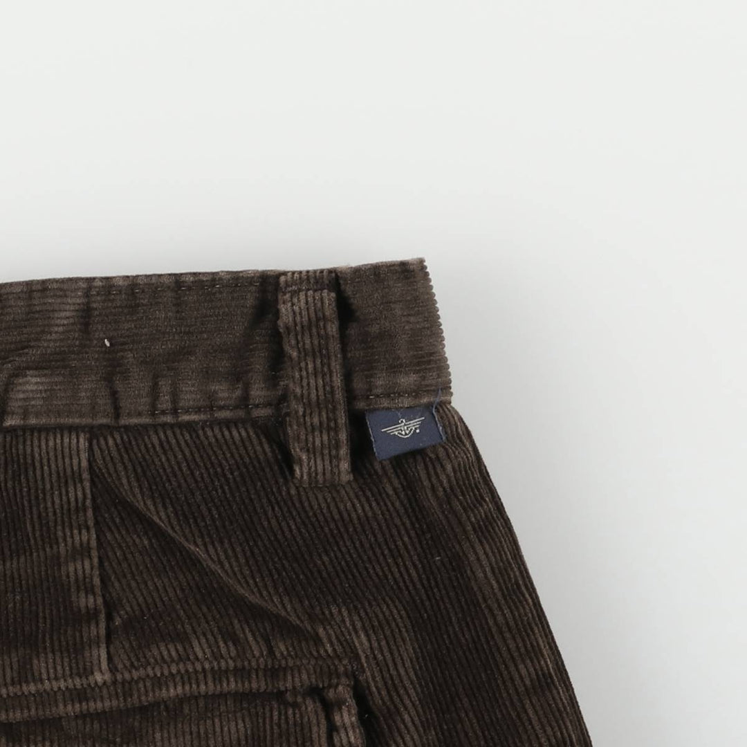 DOCKERS Two-pleat Corduroy Pants, Men's, Size 36 unclear brown type Vintage Second Hand
