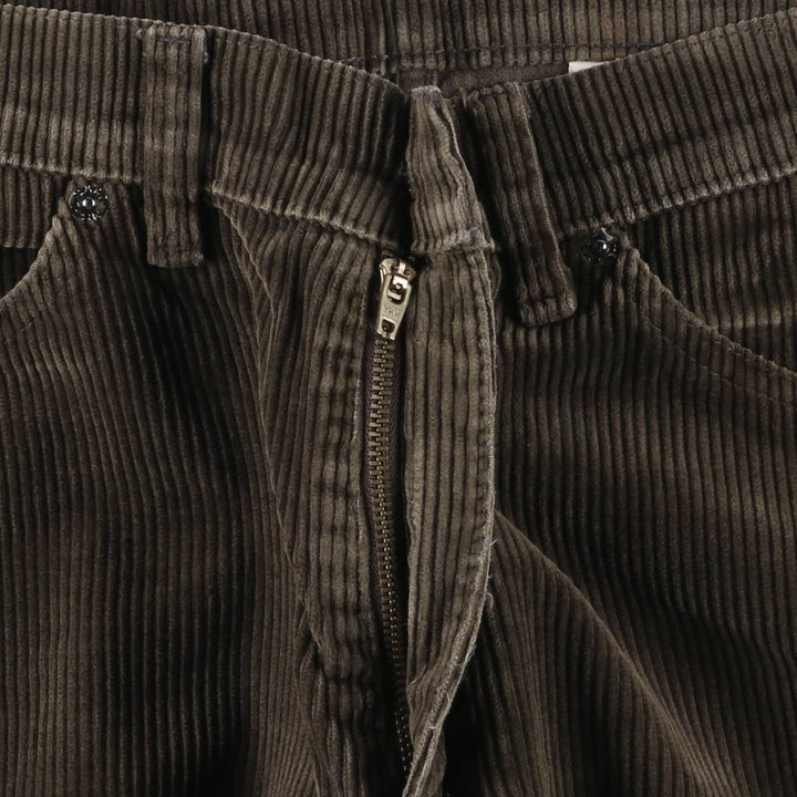 90'S Vintage Levi's 565 Loose Fit Wide Leg Corduroy Pants, Men's Size 34 cotton brown type Vintage Second Hand