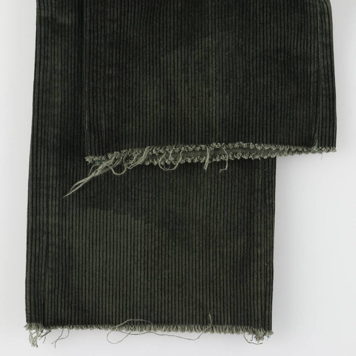 Orvis cut-off corduroy pants, made in the USA, men's size W33 cotton Green type dark green Vintage Second Hand