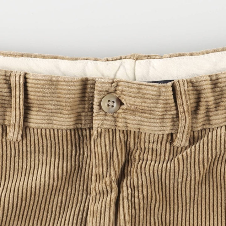 Ralph Lauren POLO by Ralph Lauren wide-ribbed corduroy pants, men's size W33 cotton brown type Vintage Second Hand