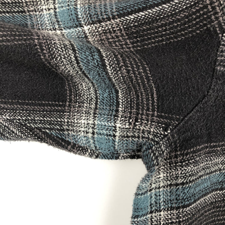Dickies Long Sleeve Flannel Check Shirt, Men's, XXL cotton black type Vintage Second Hand