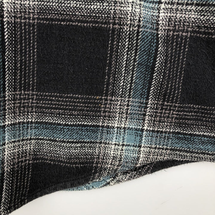 Dickies Long Sleeve Flannel Check Shirt, Men's, XXL cotton black type Vintage Second Hand