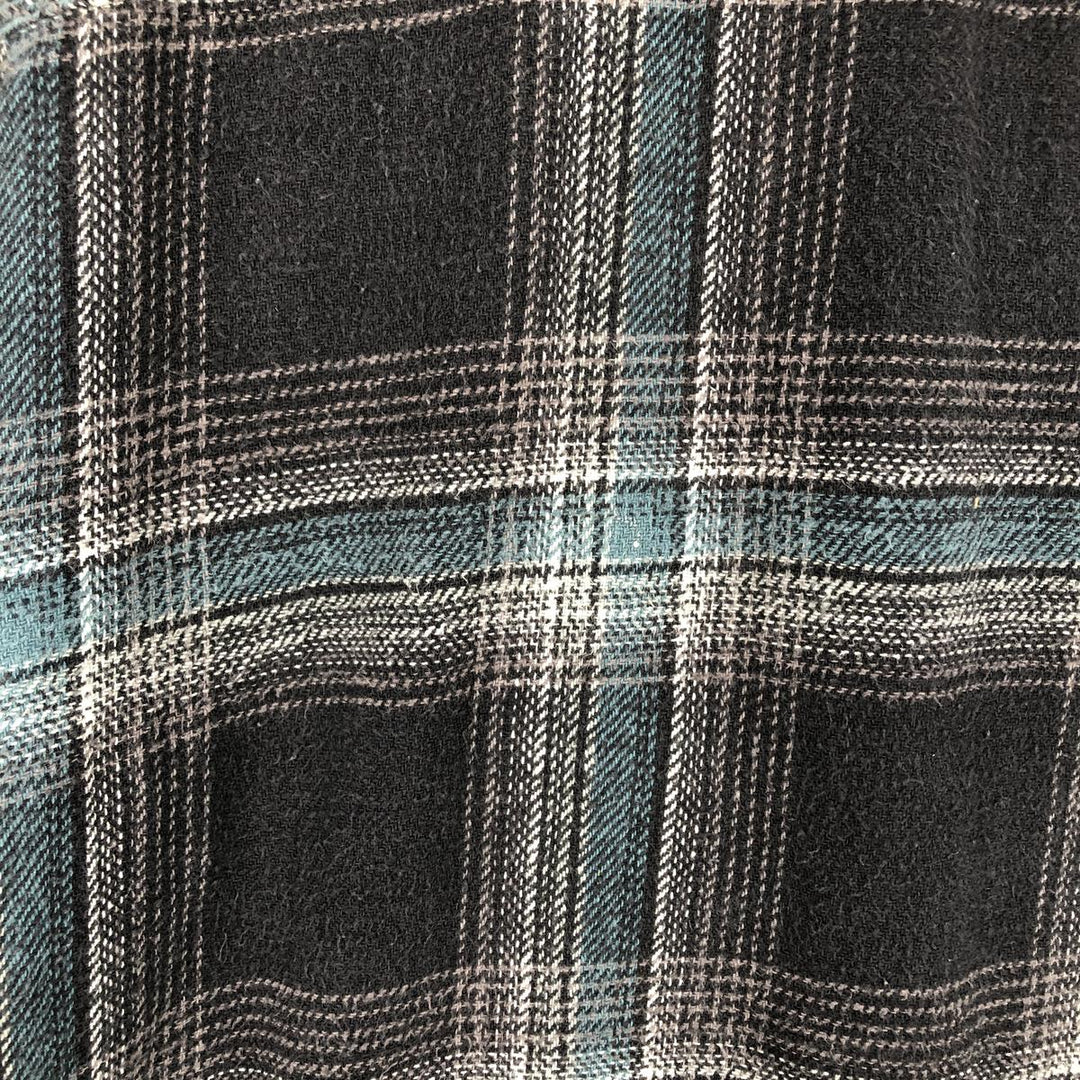Dickies Long Sleeve Flannel Check Shirt, Men's, XXL cotton black type Vintage Second Hand