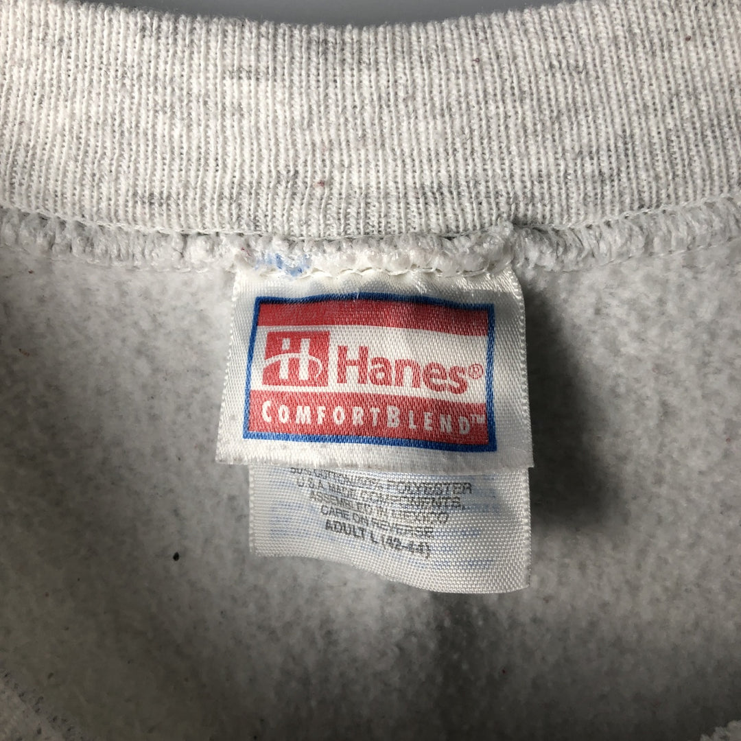 Vintage 90'S Hanes ComfortBlend NFL Dallas Cowboys Print Sweatshirt, Men's Size Large cotton gray type Vintage Second Hand