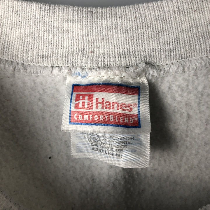 Vintage 90'S Hanes ComfortBlend NFL Dallas Cowboys Print Sweatshirt, Men's Size Large cotton gray type Vintage Second Hand