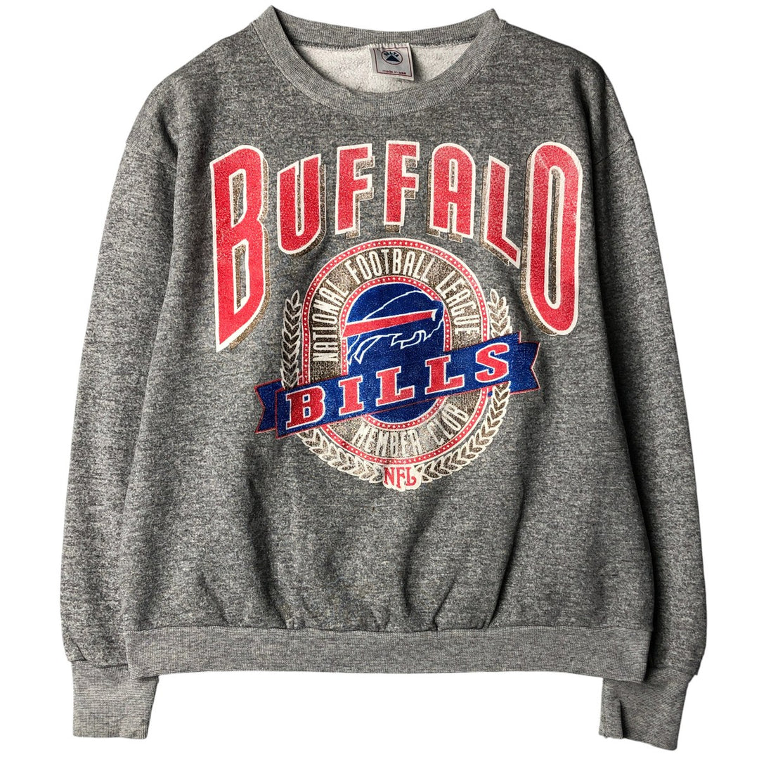 Vintage 90'S Delta NFL Buffalo Bills sweatshirt, Made in USA, Men's Size Large cotton gray type Vintage Second Hand