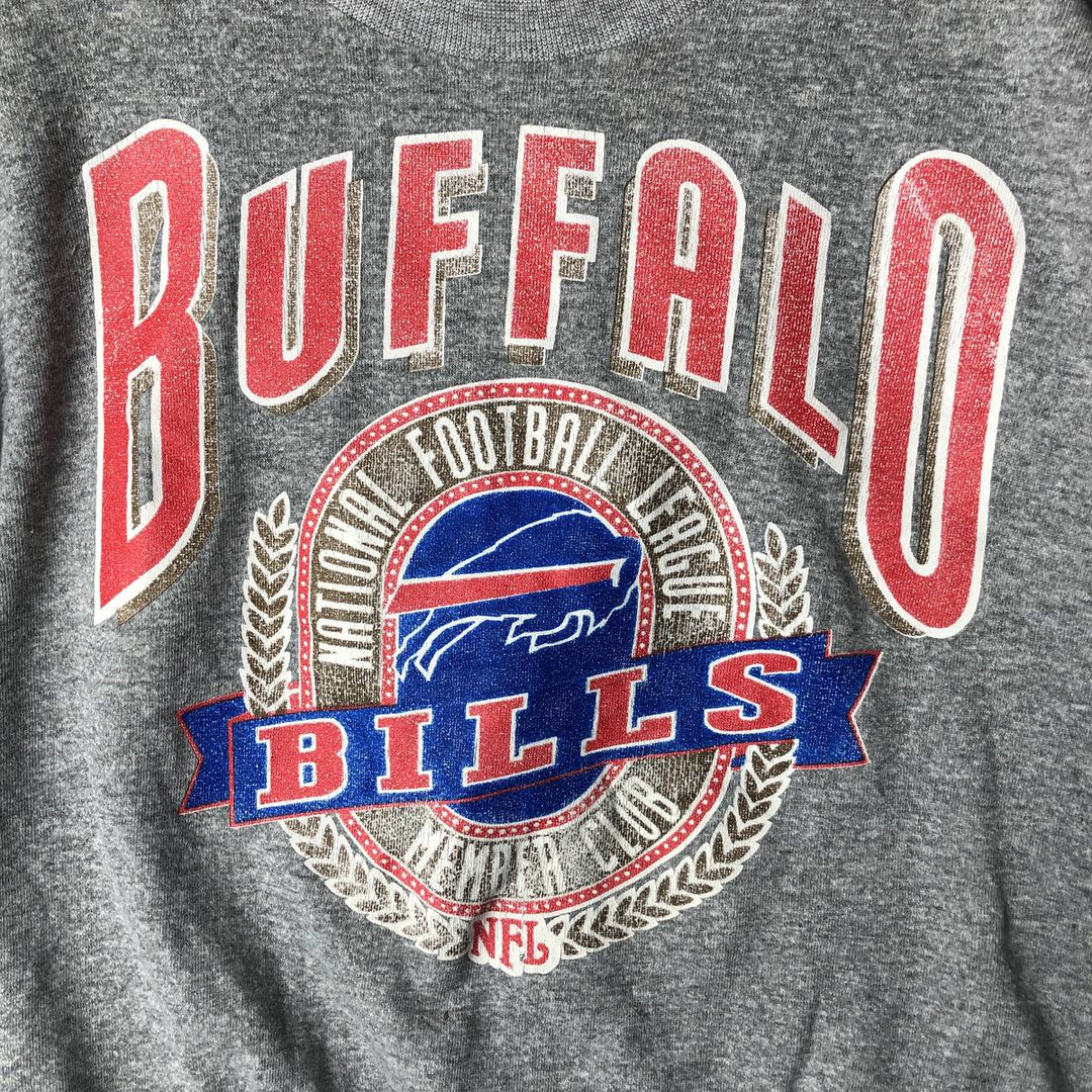 Vintage 90'S Delta NFL Buffalo Bills sweatshirt, Made in USA, Men's Size Large cotton gray type Vintage Second Hand