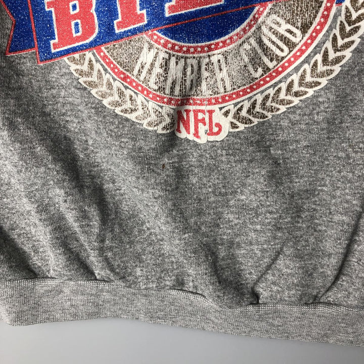 Vintage 90'S Delta NFL Buffalo Bills sweatshirt, Made in USA, Men's Size Large cotton gray type Vintage Second Hand