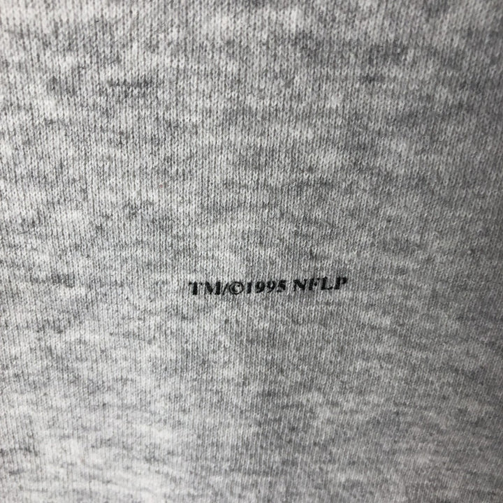 90'S Tartex Maximum Sweats NFL Pittsburgh Steelers Print Sweatshirt, Made in USA cotton gray type Vintage Second Hand