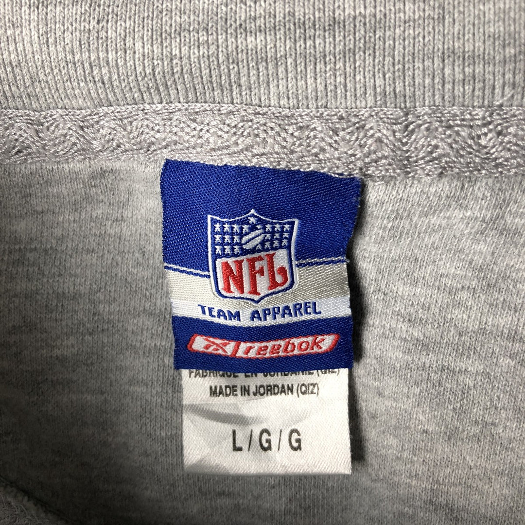 Reebok NFL Dallas Cowboys Print Sweatshirt, Men's Size L cotton gray type Vintage Second Hand