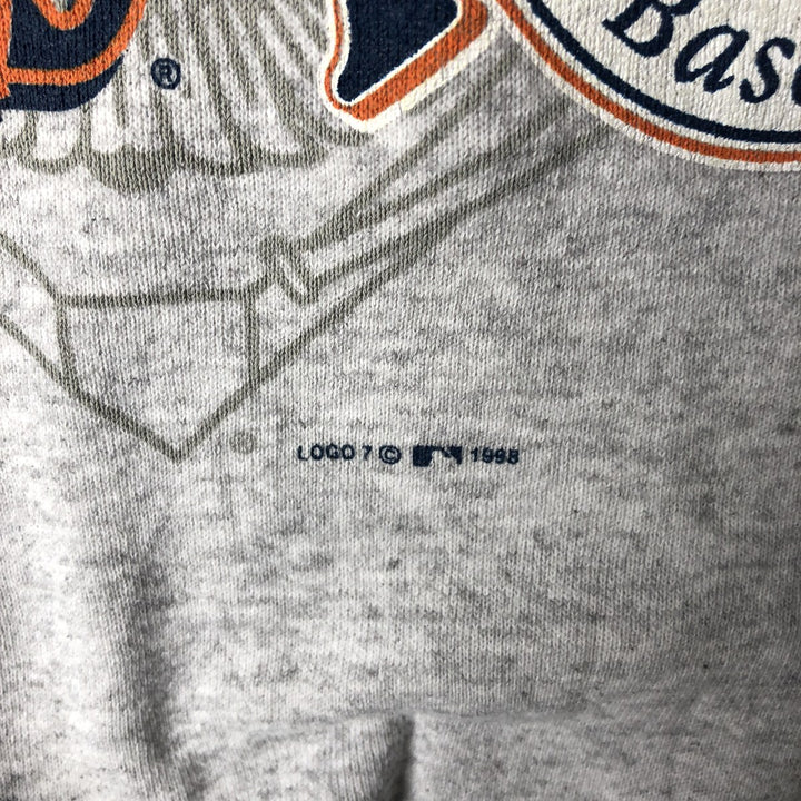 90'S Tartex Super Weight MLB San Diego Padres Mock Neck Print Sweatshirt cotton gray type Vintage Second Hand