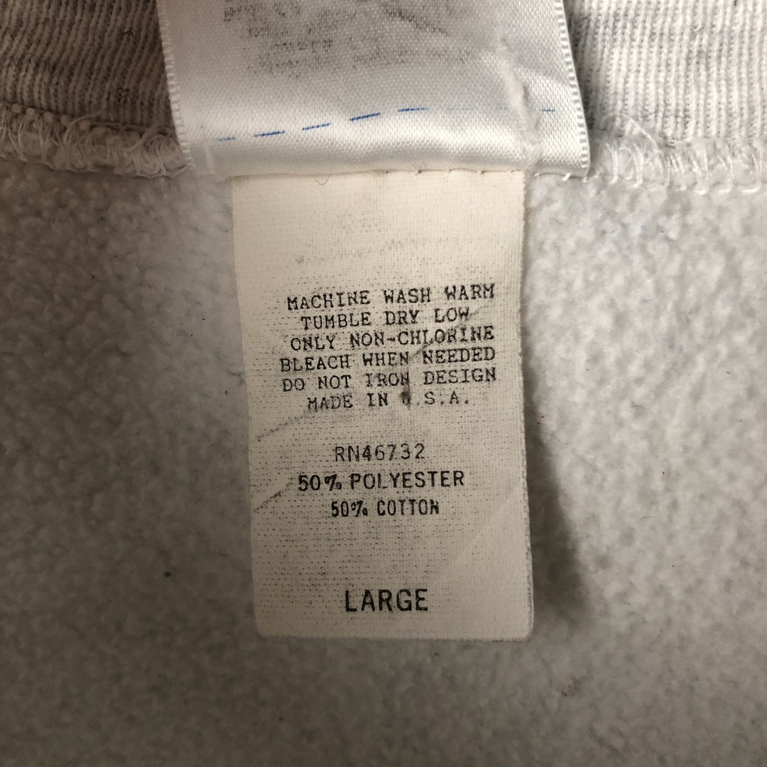 90'S Locker Line NFL Gameday Carolina Panthers Print Sweatshirt, Made in USA, Men's Size L cotton gray type Vintage Second Hand