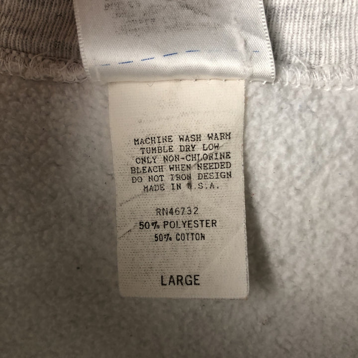 90'S Locker Line NFL Gameday Carolina Panthers Print Sweatshirt, Made in USA, Men's Size L cotton gray type Vintage Second Hand