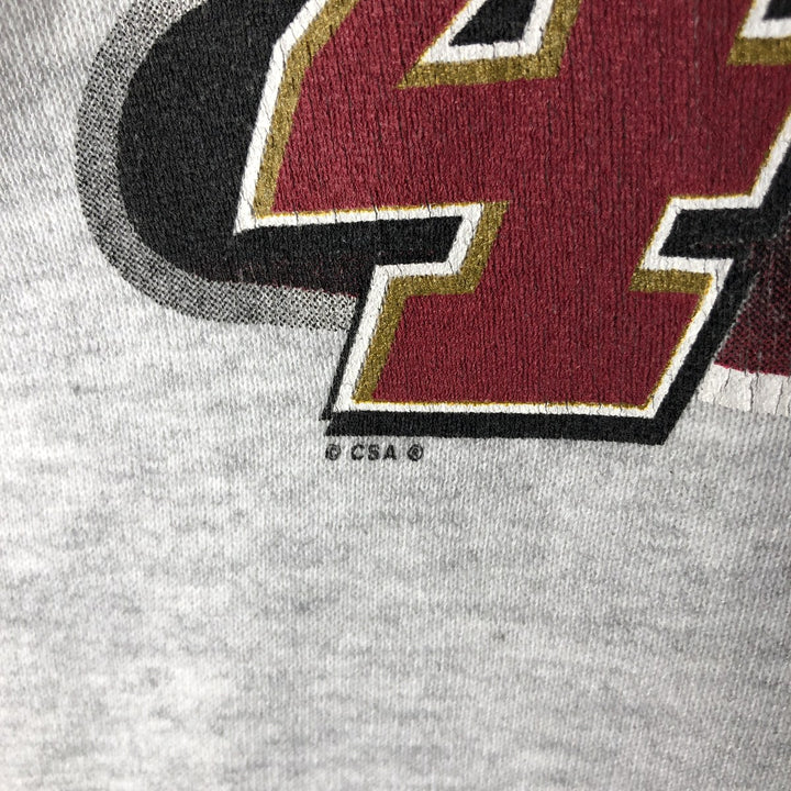 90'S CSA NFL San Francisco 49ers Printed Sweatshirt, Made in USA, Men's Size L cotton gray type Vintage Second Hand