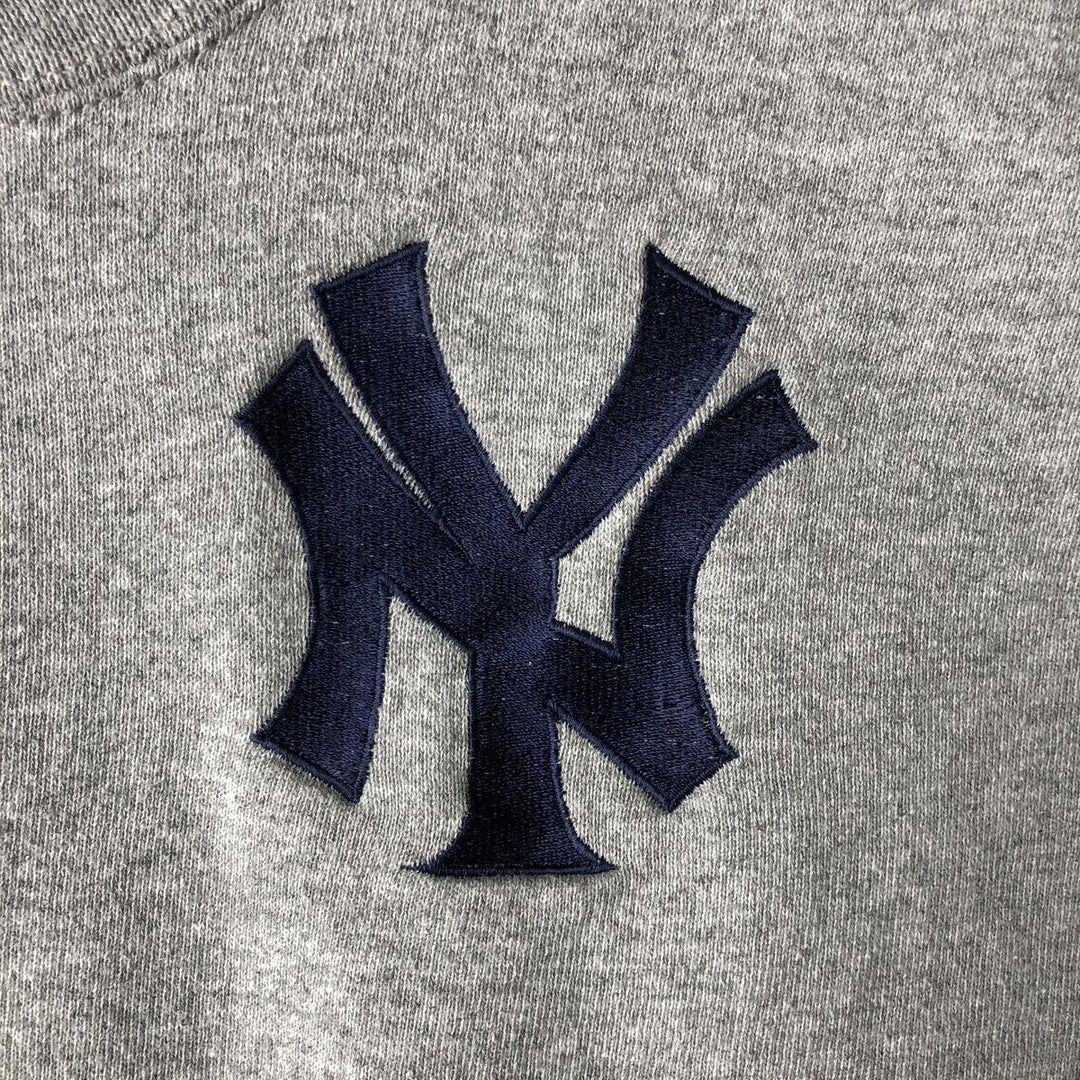 Vintage 1990'S Starter MLB New York Yankees Sweatshirt, Made in USA, Men's Size L cotton gray type Vintage Second Hand