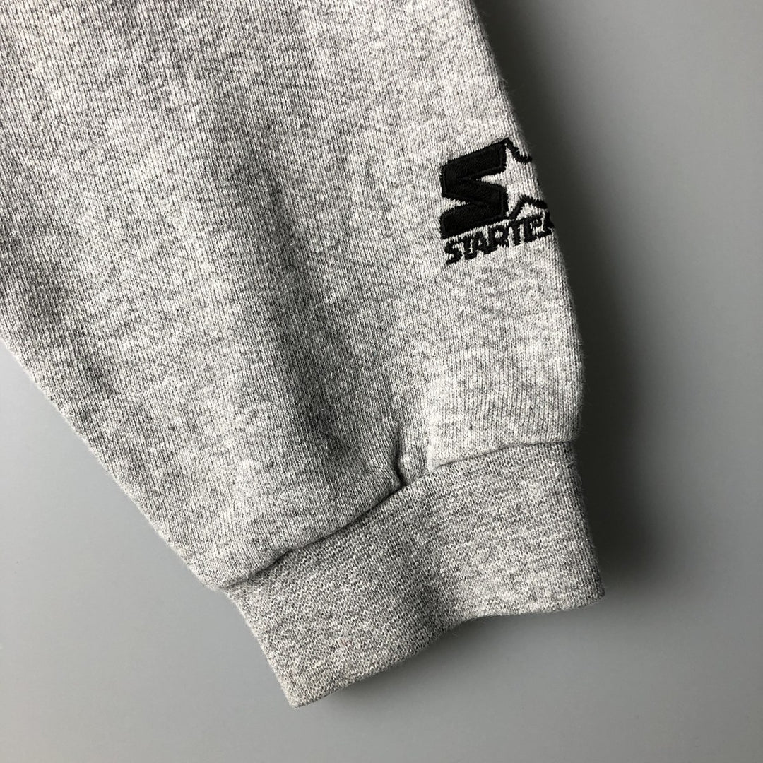 Vintage 1990'S Starter MLB New York Yankees Sweatshirt, Made in USA, Men's Size L cotton gray type Vintage Second Hand